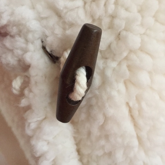 Faux Shearling Knit Vest Dakini Girls M 10 - Picture 6 of 8